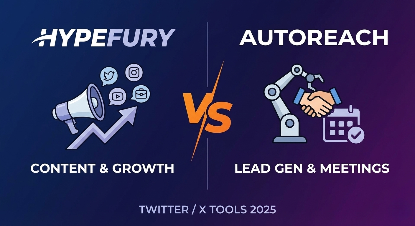 Hypefury vs Autoreach: Which Tool Books More Meetings?